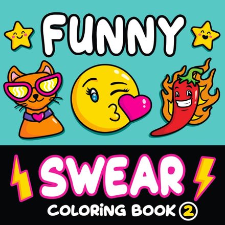 Funny Swear Coloring Book 2 cover