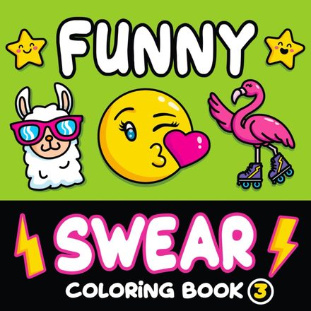 Funny Swear Coloring Book 3 cover
