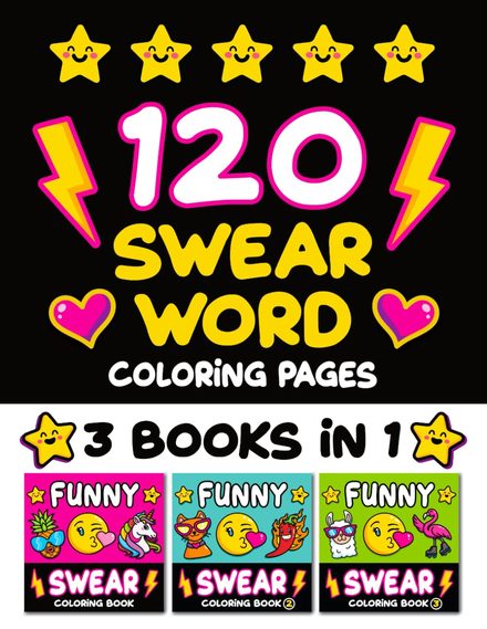 120 Swear Word Coloring Pages cover